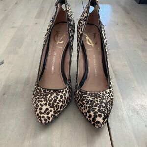 Vincent Camuto hair-on Cheetah Print high heels. Sz 6 1/2